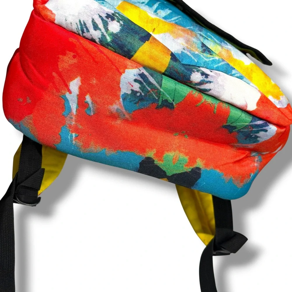 Procat by Puma Backpack Multicolor Abstract Paint Splatter Art Print 18 inch